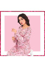 Simrans Linen Floral 3 Piece Suit SIM70