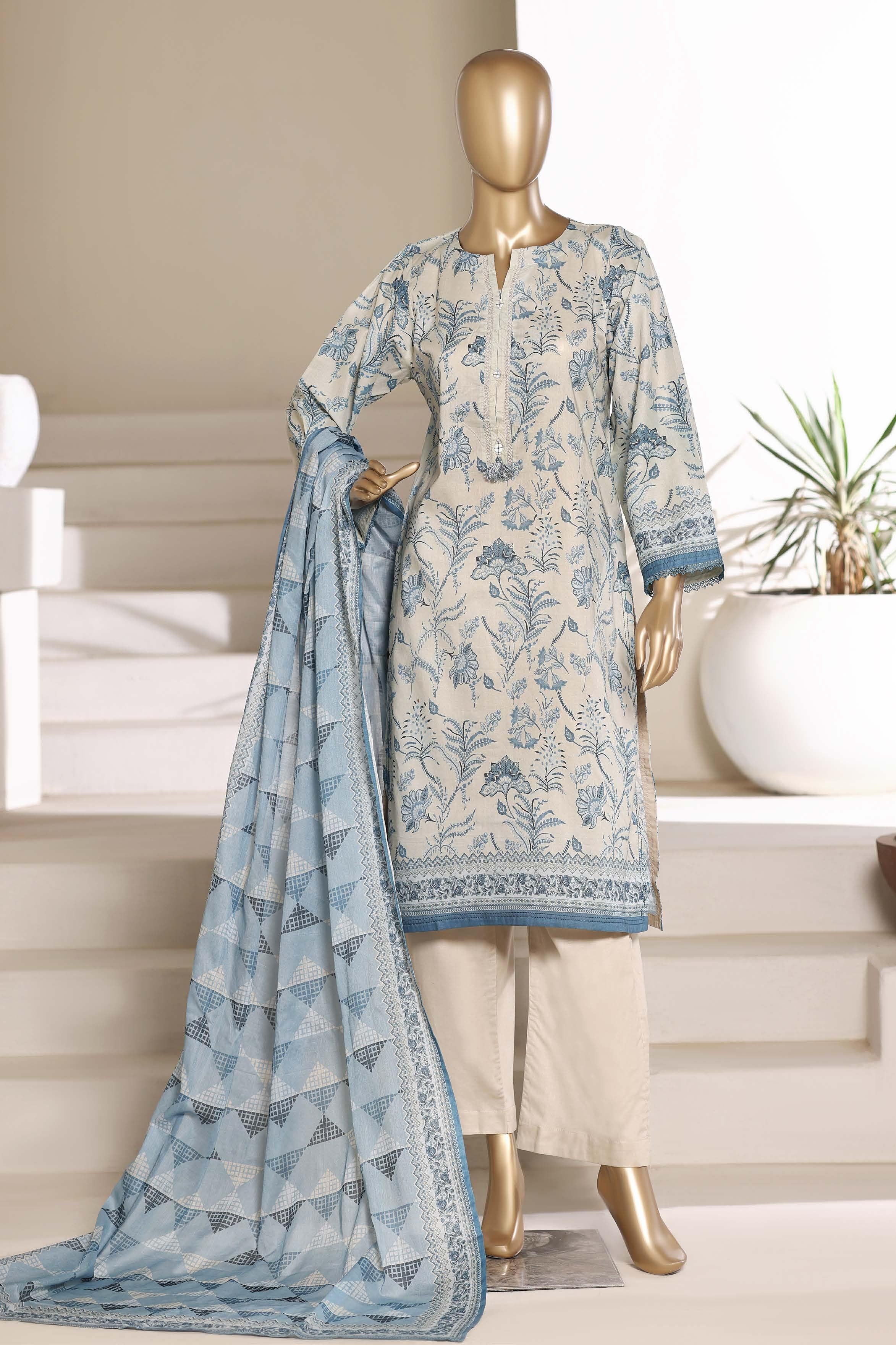 Sada Bahar Lawn 3 Piece Suit SBA266