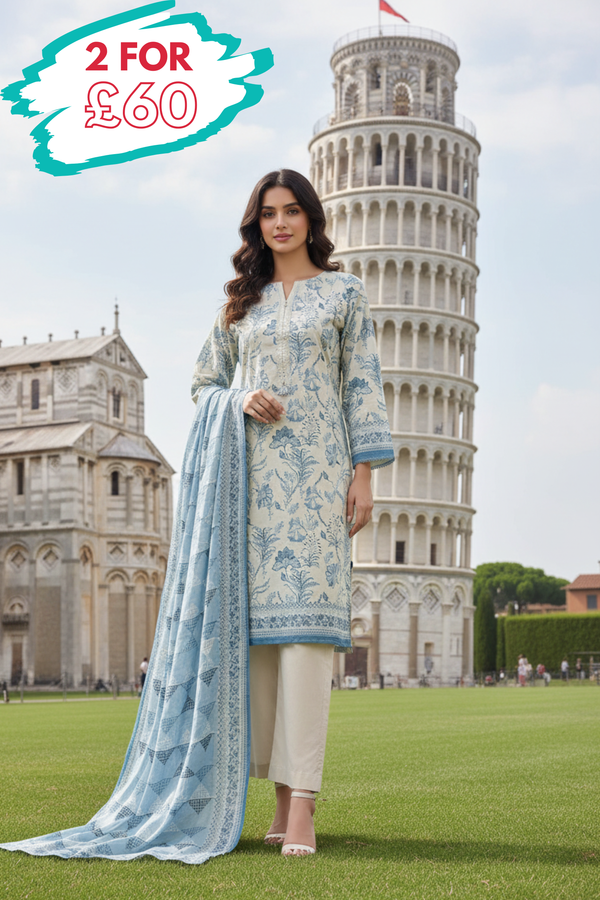 Sada Bahar Lawn 3 Piece Suit SBA266