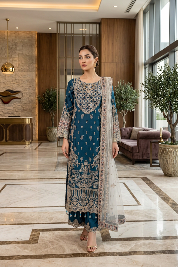 Imrozia Embellished Organza Wedding Wear IMR269