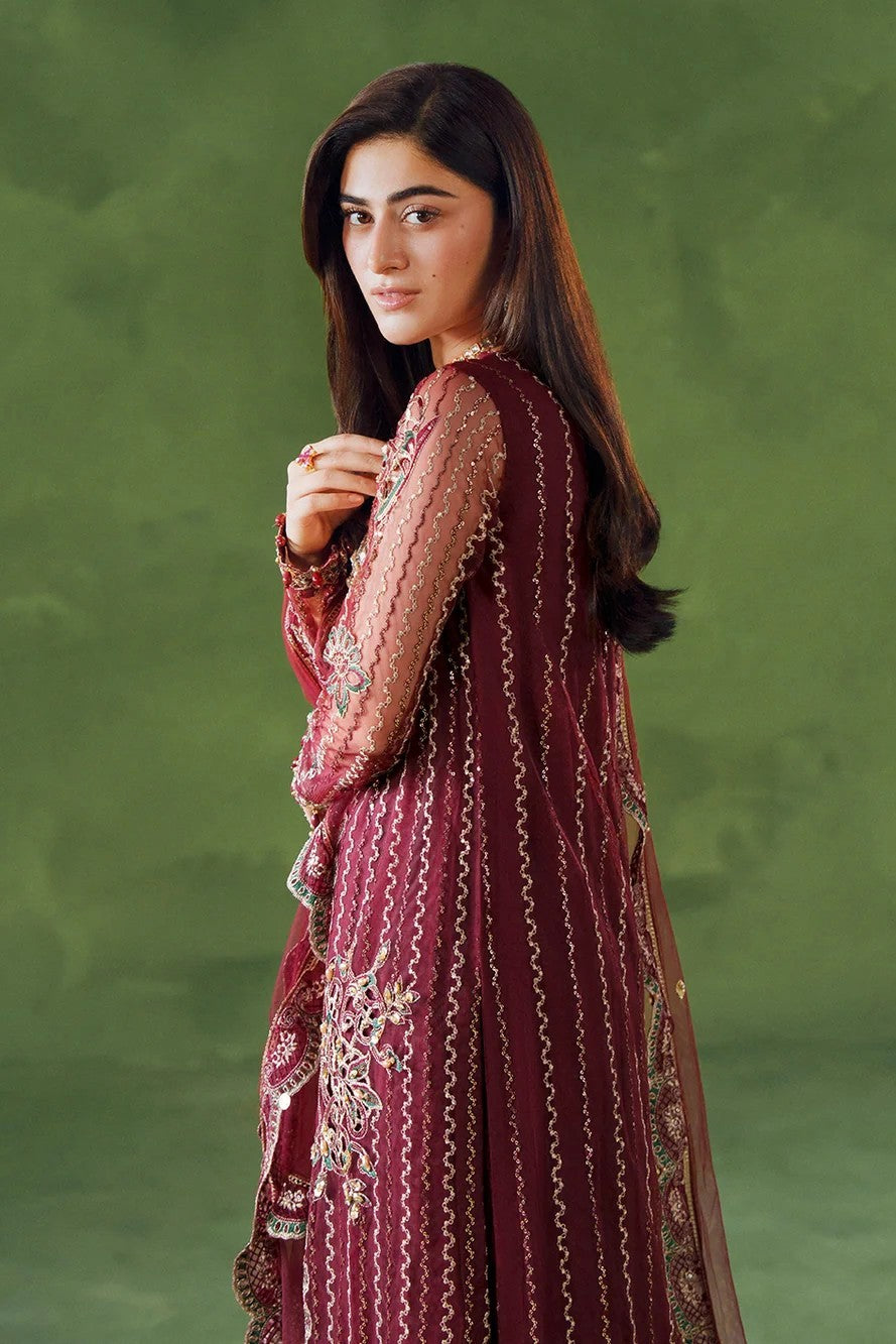 Allys Embellished Net Wedding Wear Sharara ALL157