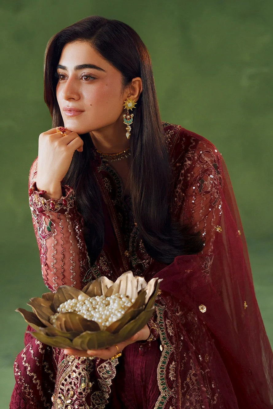 Allys Embellished Net Wedding Wear Sharara ALL157