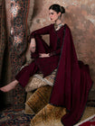 Allys Embroidered Karandi 3 Piece Suit ALL162