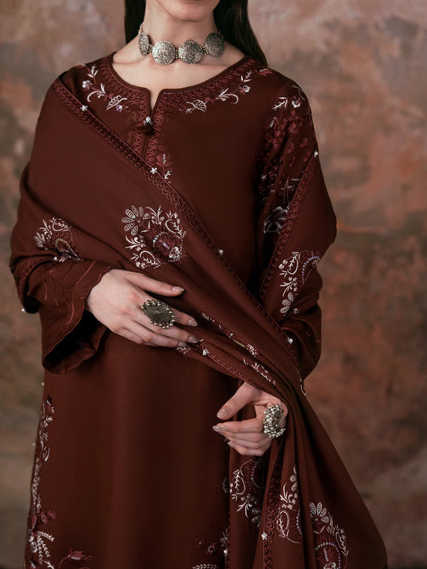Allys Embroidered Karandi 3 Piece Shalwar Kameez ALL163