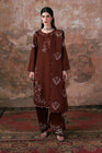 Allys Embroidered Karandi 3 Piece Shalwar Kameez ALL163