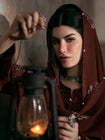 Allys Embroidered Karandi 3 Piece Shalwar Kameez ALL163