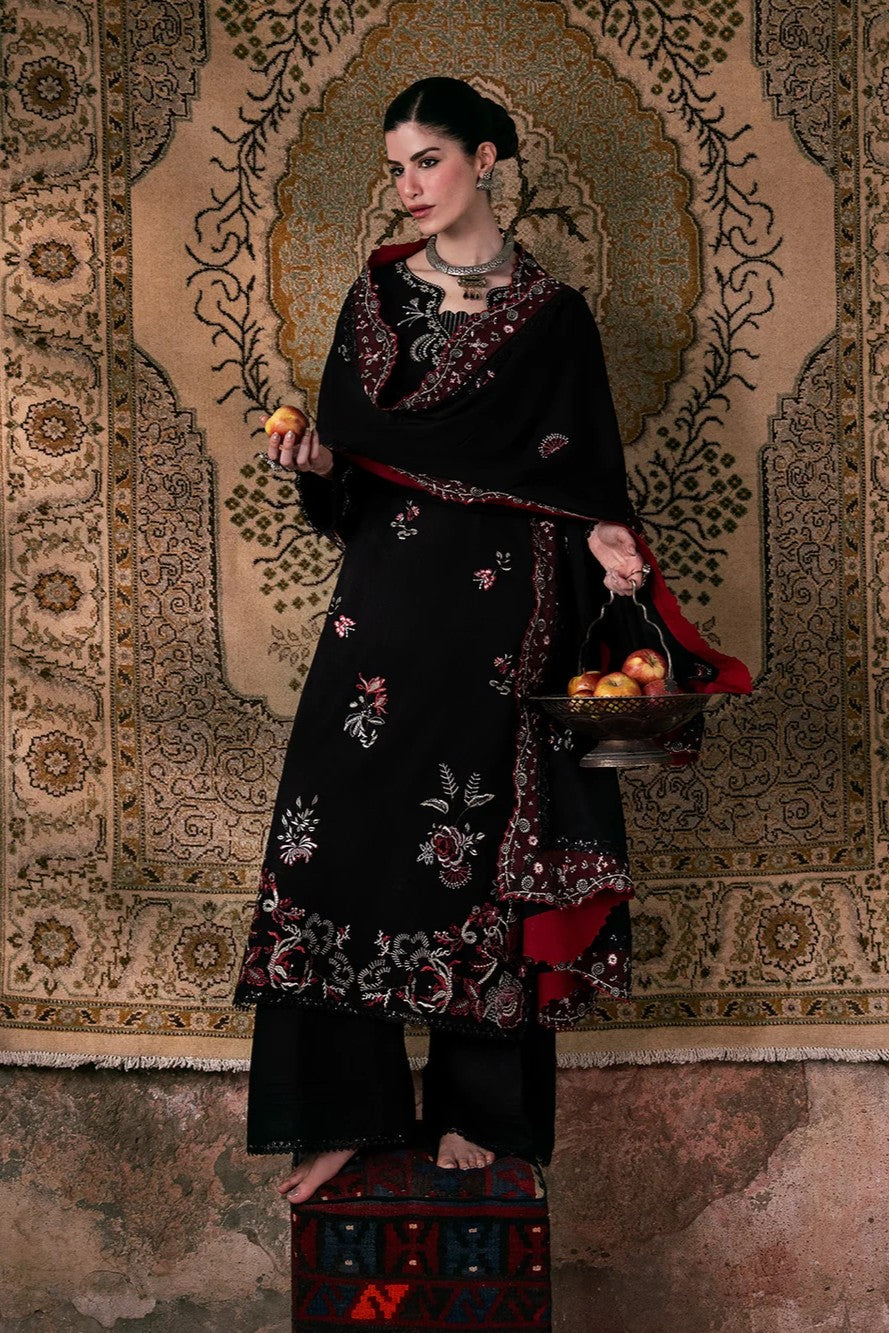 Allys Embroidered Karandi 3 Piece Suit ALL160