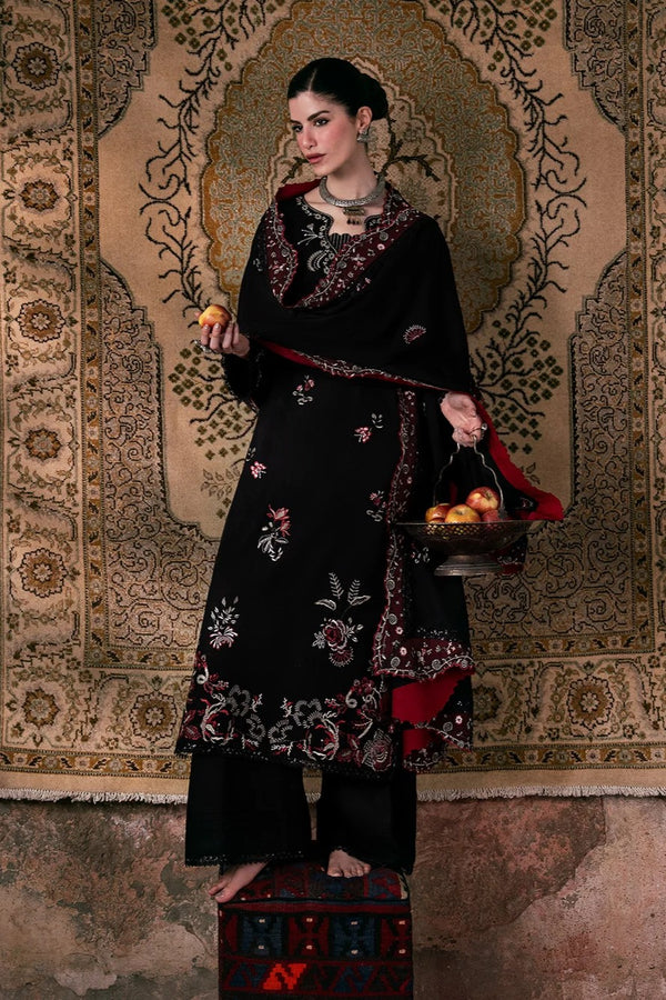 Allys Embroidered Karandi 3 Piece Suit ALL160
