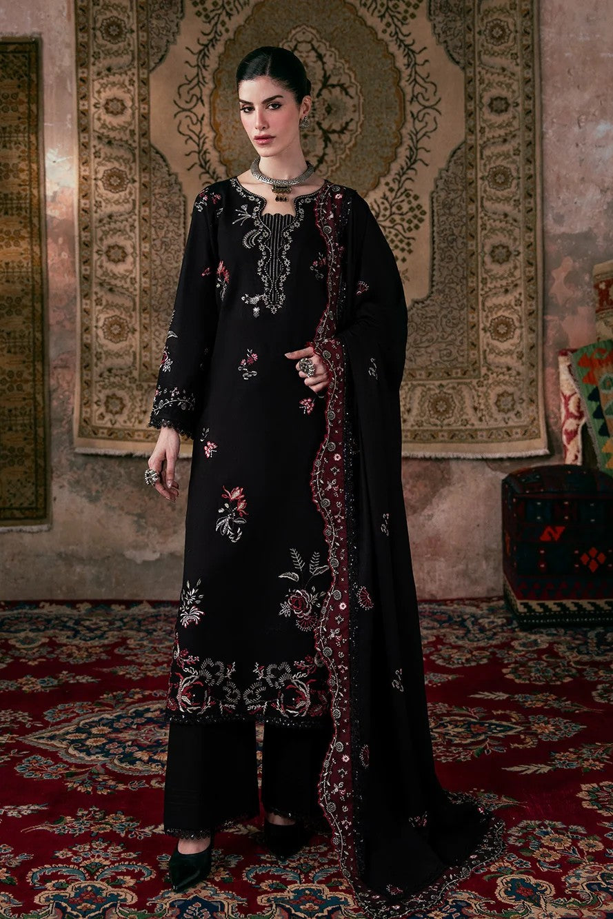Allys Embroidered Karandi 3 Piece Suit ALL160