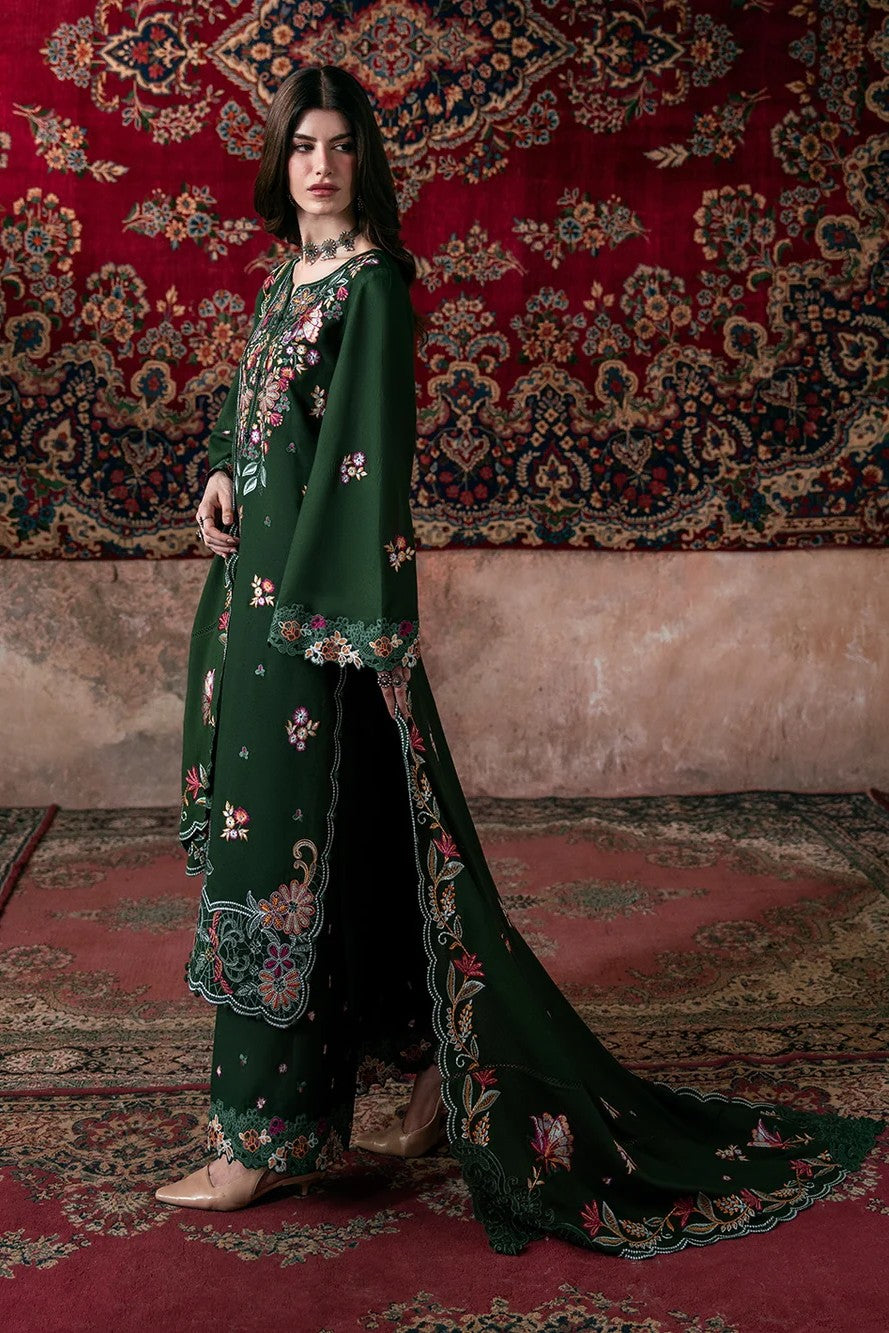 Allys Embroidered Karandi 3 Piece Suit ALL161