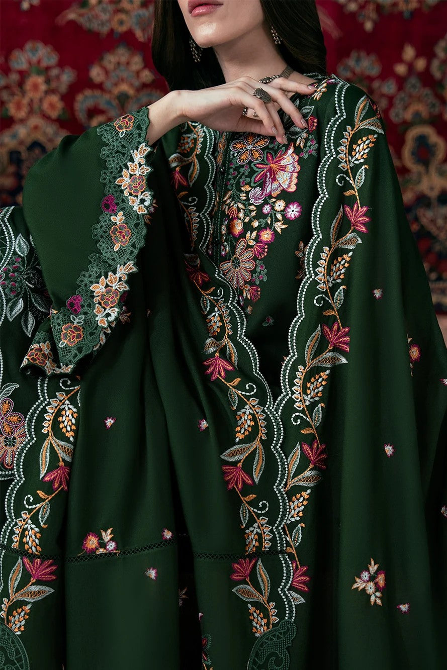Allys Embroidered Karandi 3 Piece Suit ALL161