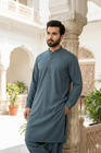 Allys Embroidered Pakistani Mens Shalwar Kameez ALM01