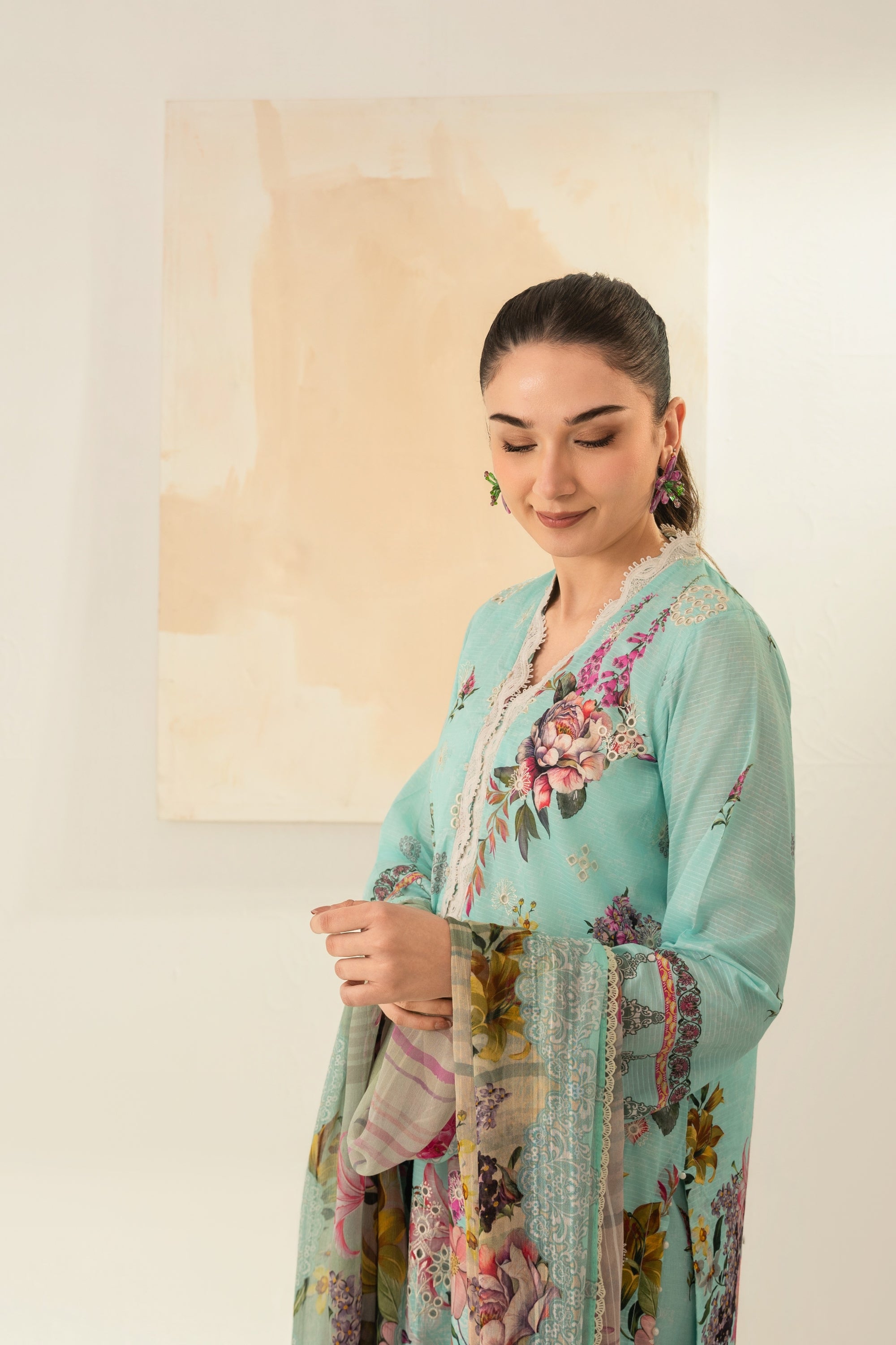 Amal Embroidered Lawn 3 Piece Suit ALL151