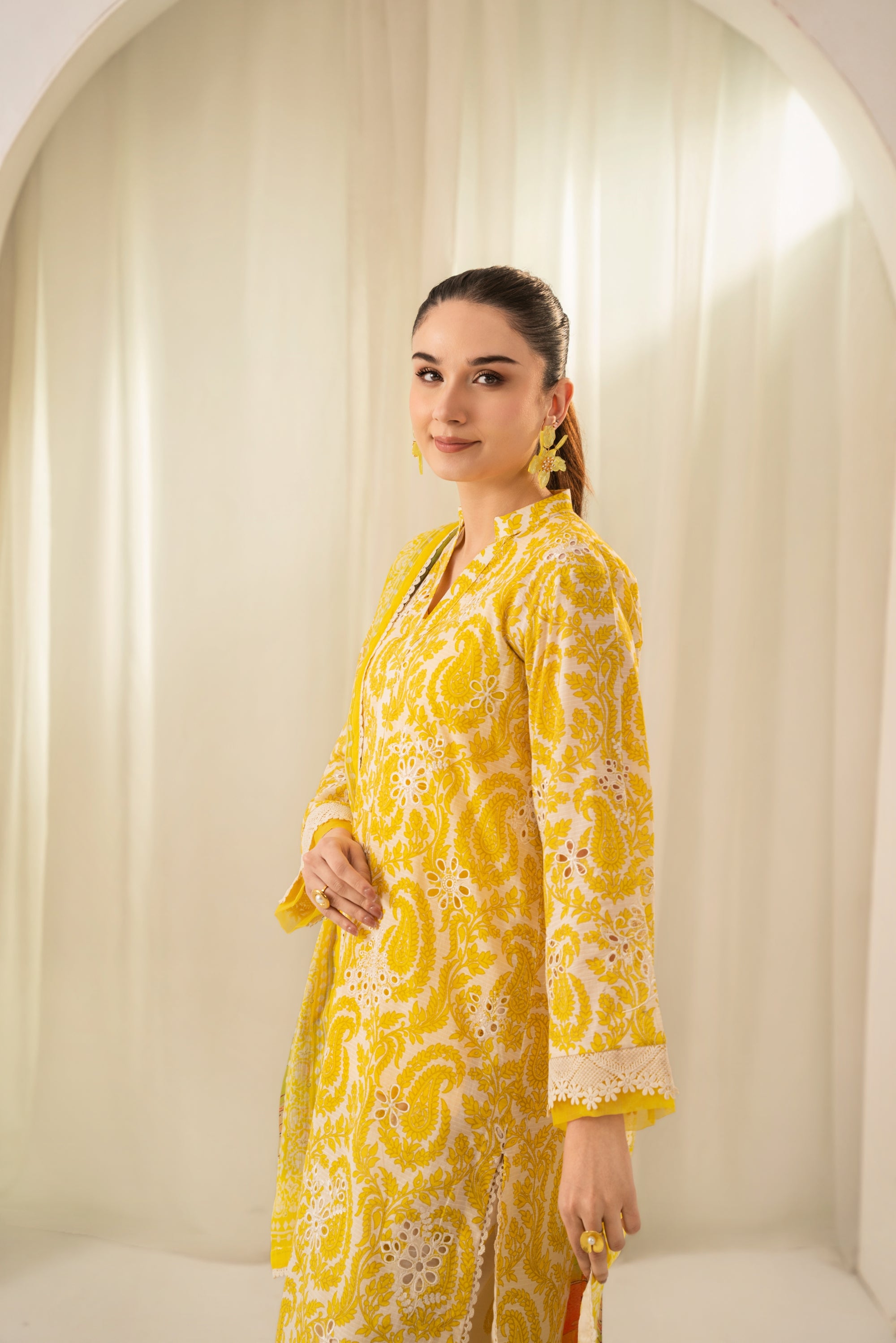 Amal Embroidered Lawn 3 Piece Suit ALL153