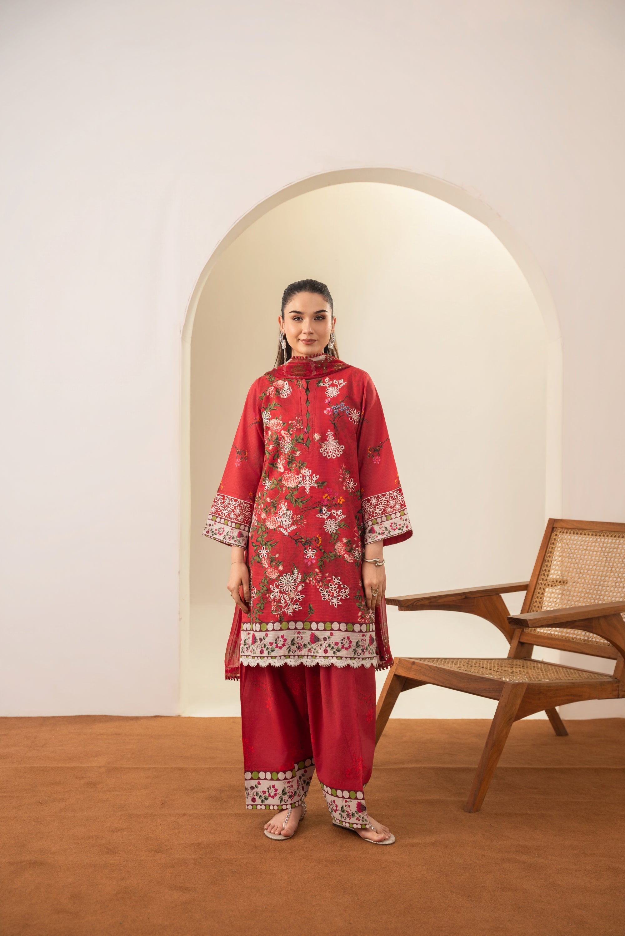 Amal Embroidered Lawn 3 Piece Shalwar Kameez ALL150