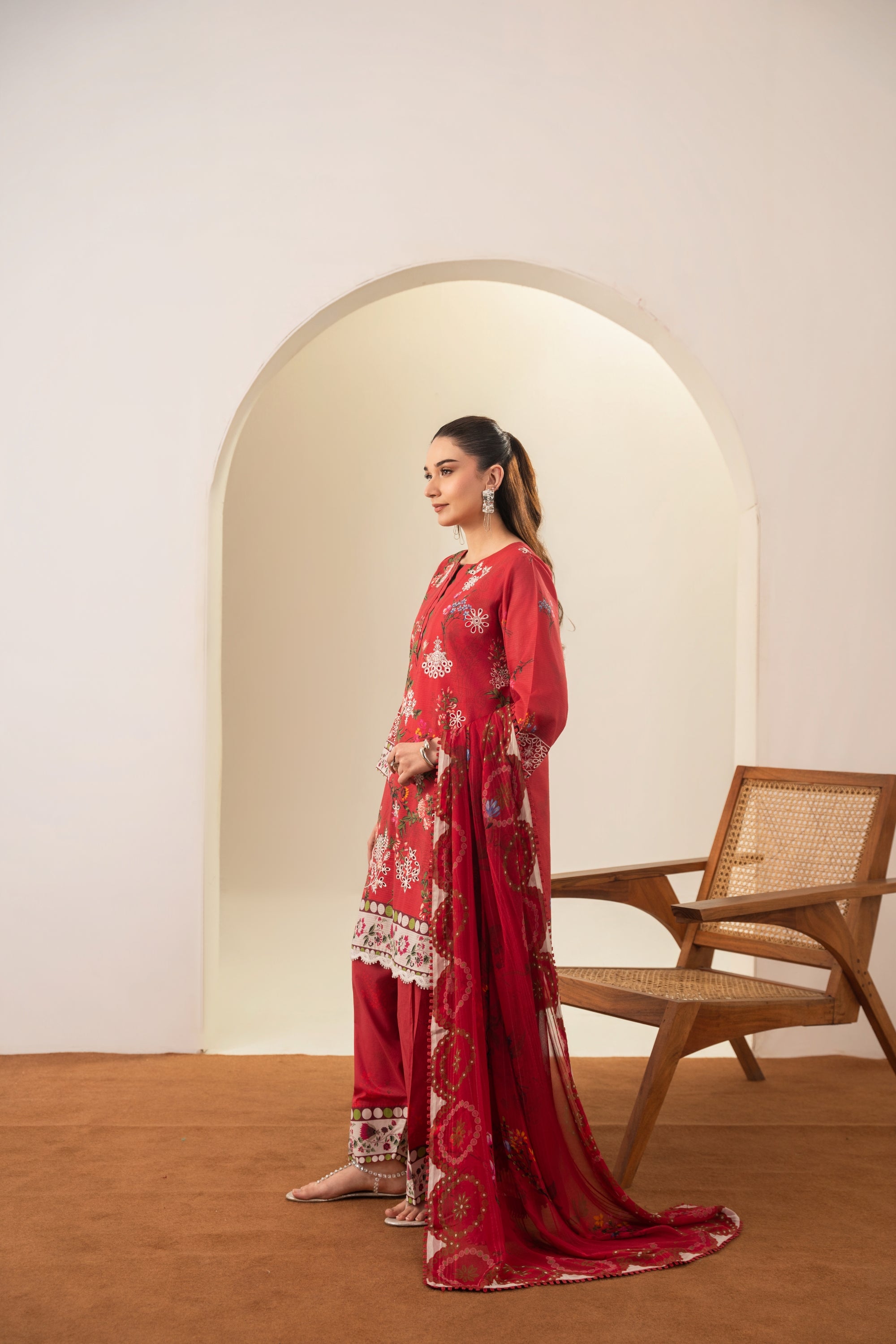 Amal Embroidered Lawn 3 Piece Shalwar Kameez ALL150