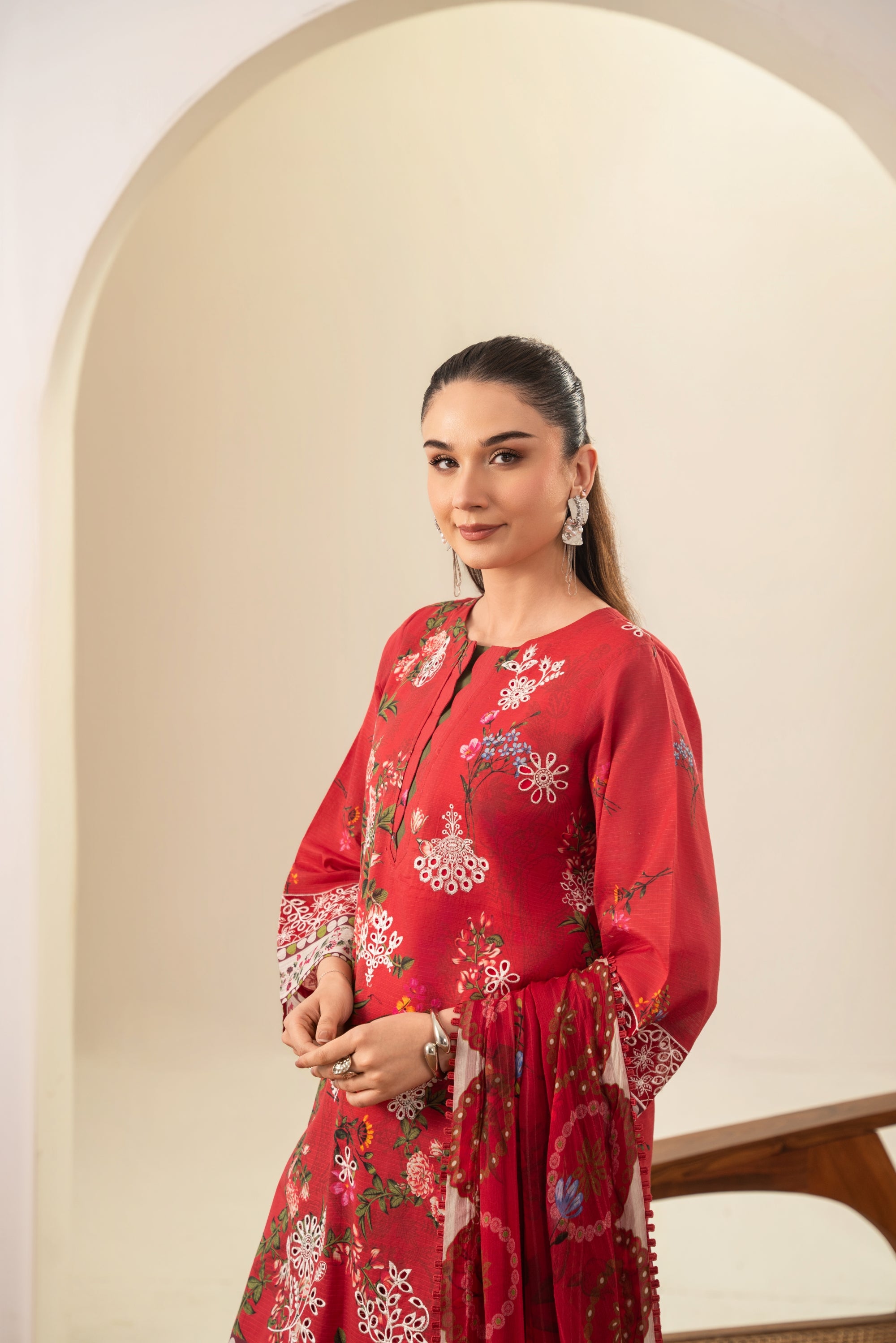Amal Embroidered Lawn 3 Piece Shalwar Kameez ALL150