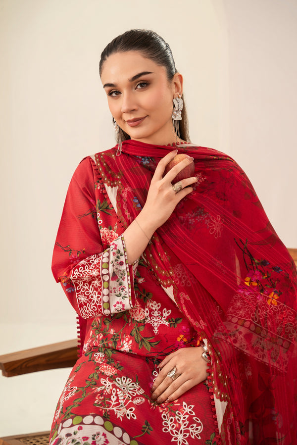 Amal Embroidered Lawn 3 Piece Shalwar Kameez ALL150