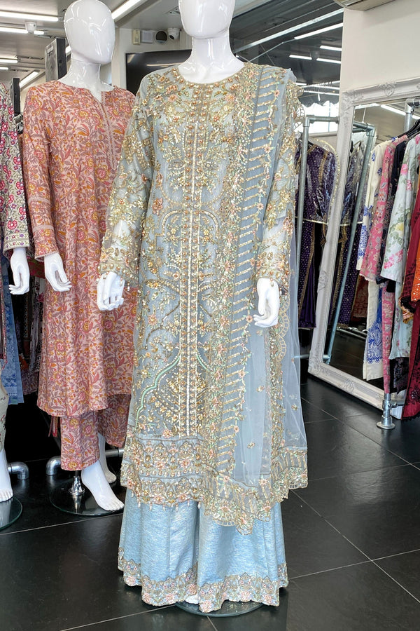 Areej Embellished Net Wedding Wear ARJ01