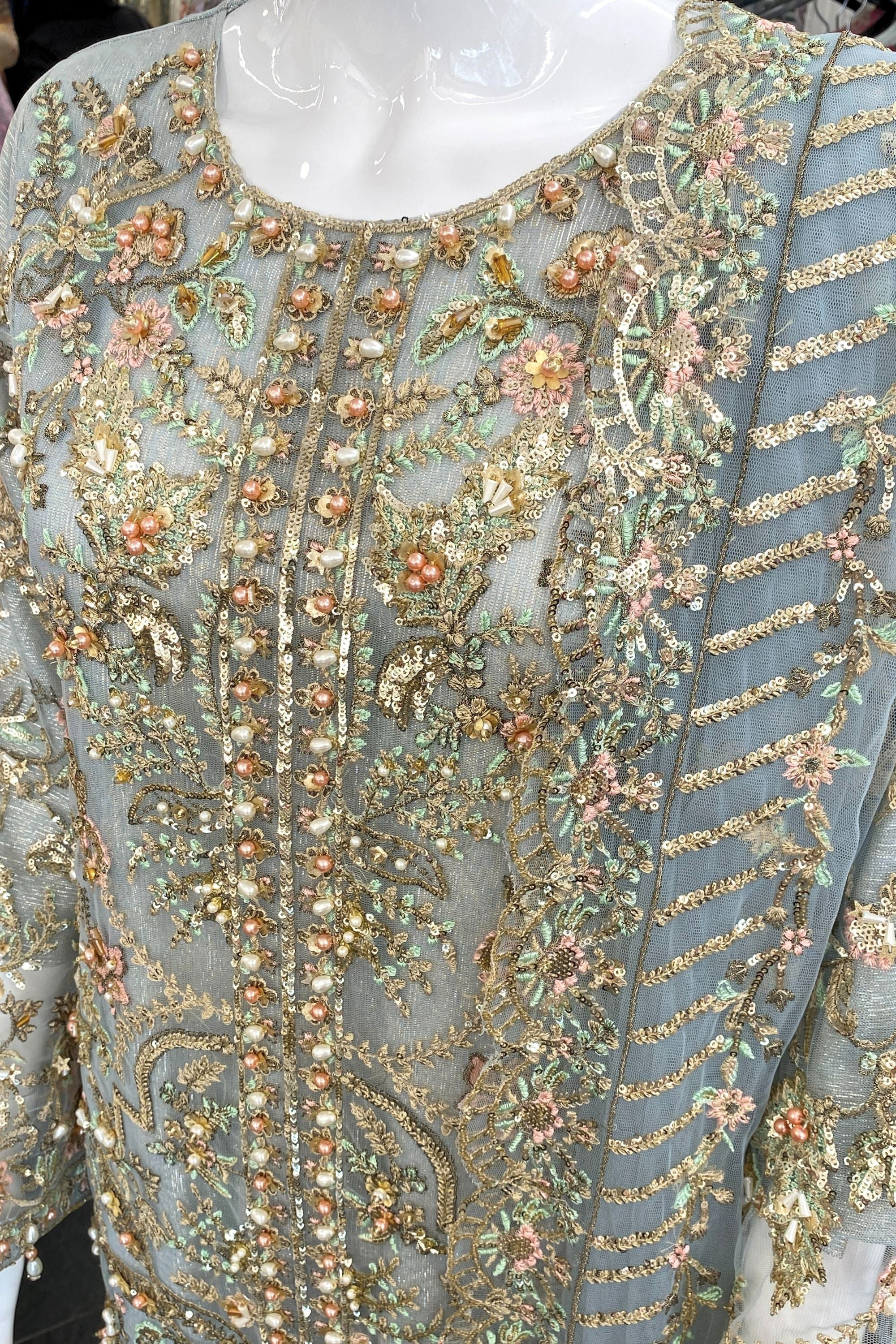 Areej Embellished Net Wedding Wear ARJ01