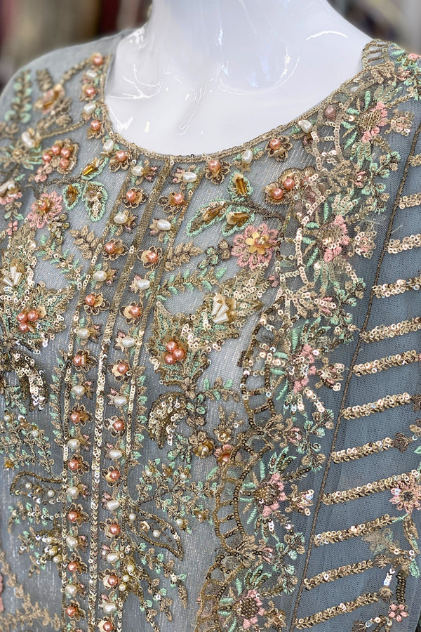Areej Embellished Net Wedding Wear ARJ01