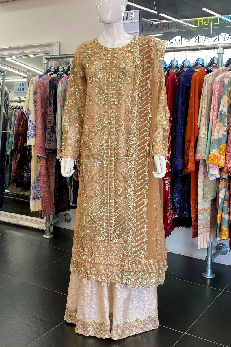 Pakistan Rj 2 Areej Embellished Net Pakistani Wedding Wear ARJ02