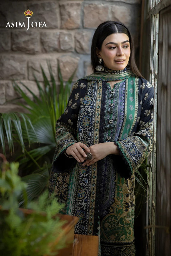 Asim Jofa Viscose 3 Piece Suit ASJ05