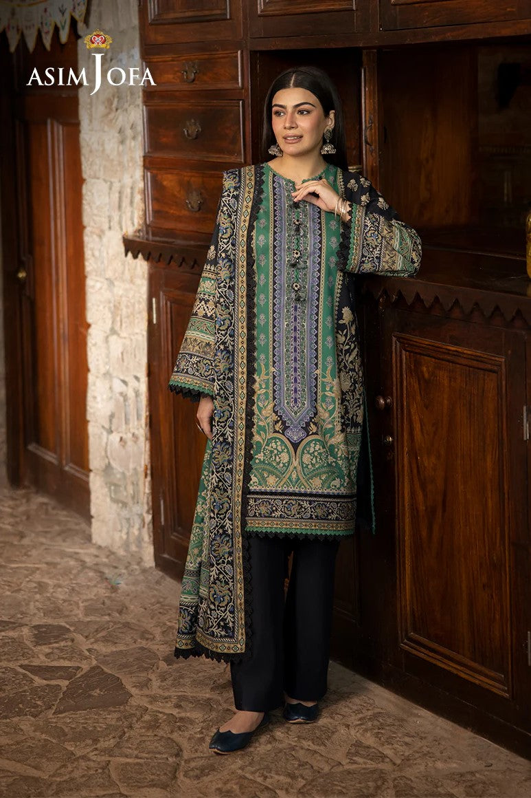 Asim Jofa Viscose 3 Piece Suit ASJ05