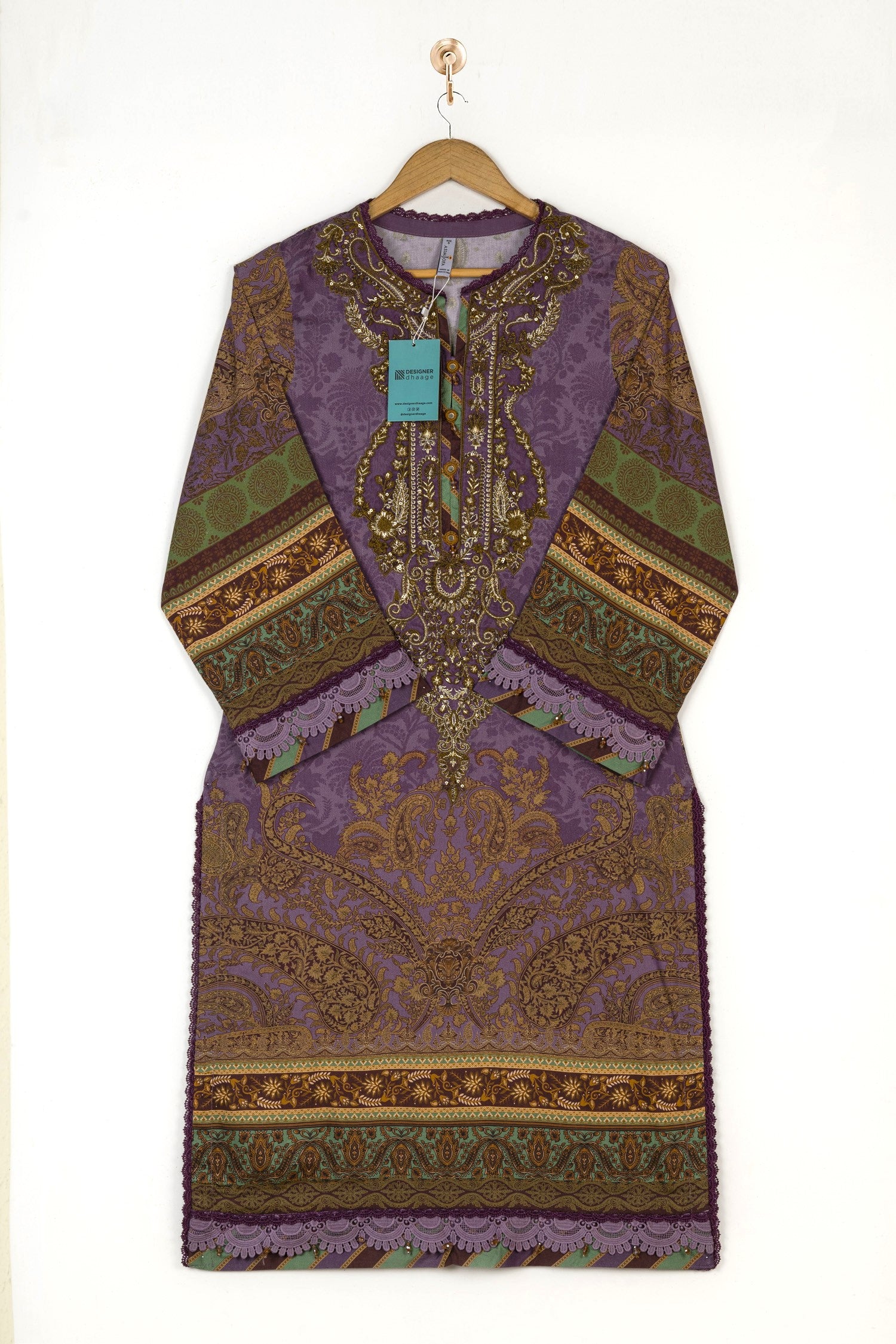 Asim Jofa Embroidered Viscose 3 Piece Suit ASJ02