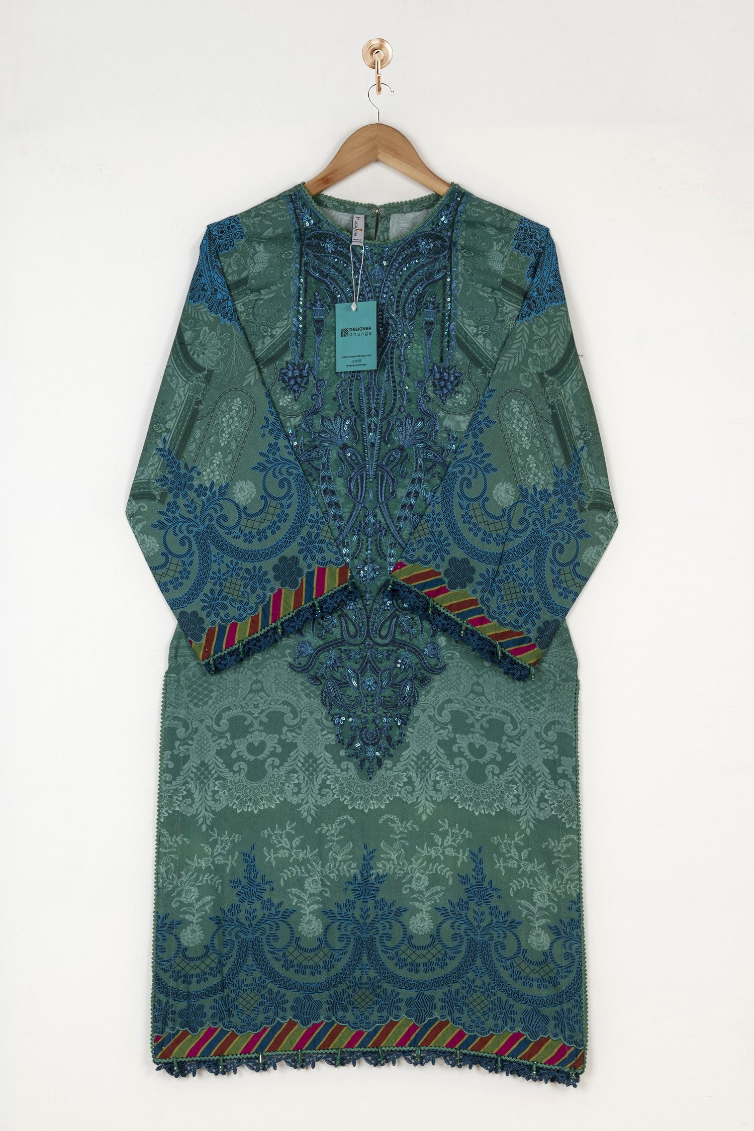 Asim Jofa Embroidered Viscose 3 Piece Suit ASJ03