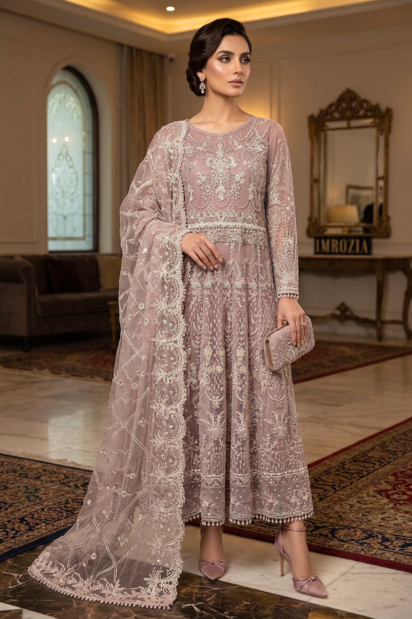 Baroque Chantelle Embroidered Net Wedding Wear BAR34