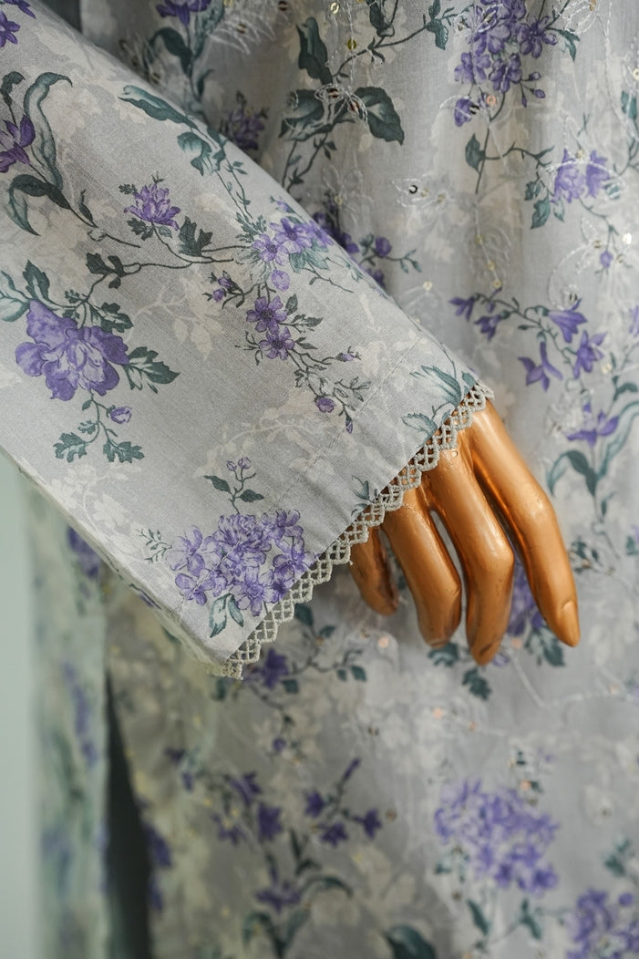Bin Saeed Chikankari Lawn 3 Piece Suit BIN227