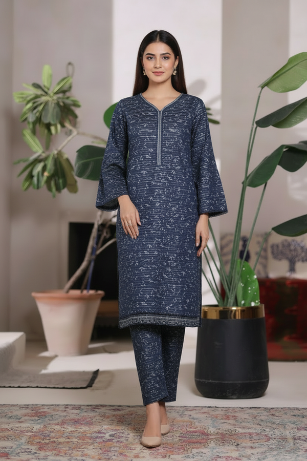 Bin Saeed Khaddar 2 Piece Suit BIN218