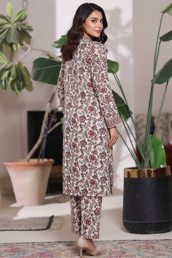 Bin Saeed Khaddar 2 Piece Suit BIN214