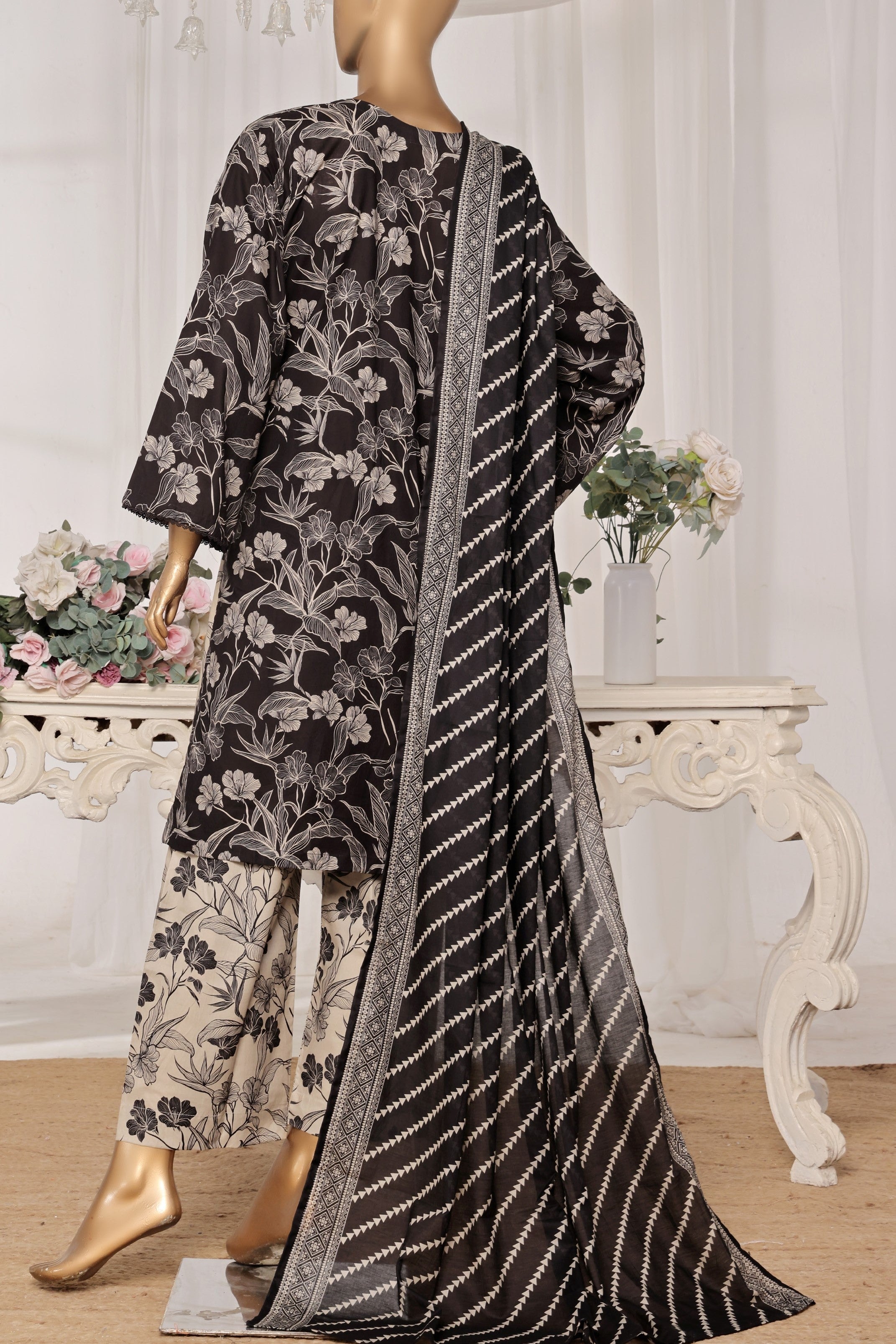 Bin Saeed Lawn 3 Piece Suit BIN211