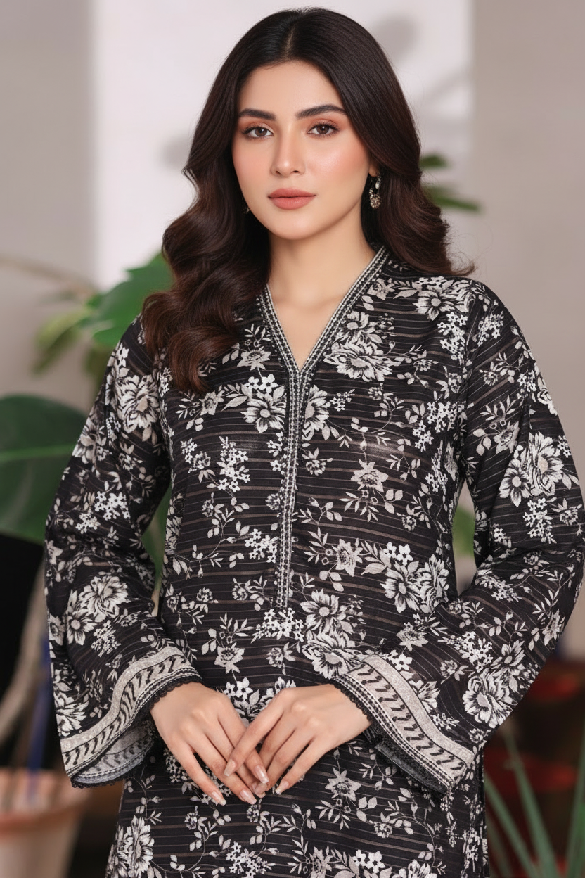 Bin Saeed Khaddar 2 Piece Suit BIN213