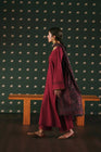 Casual Lite Cotton Solids Rosso Velato 3 Piece Suit CAS54