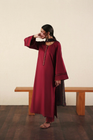 Casual Lite Cotton Solids Rosso Velato 3 Piece Suit CAS54