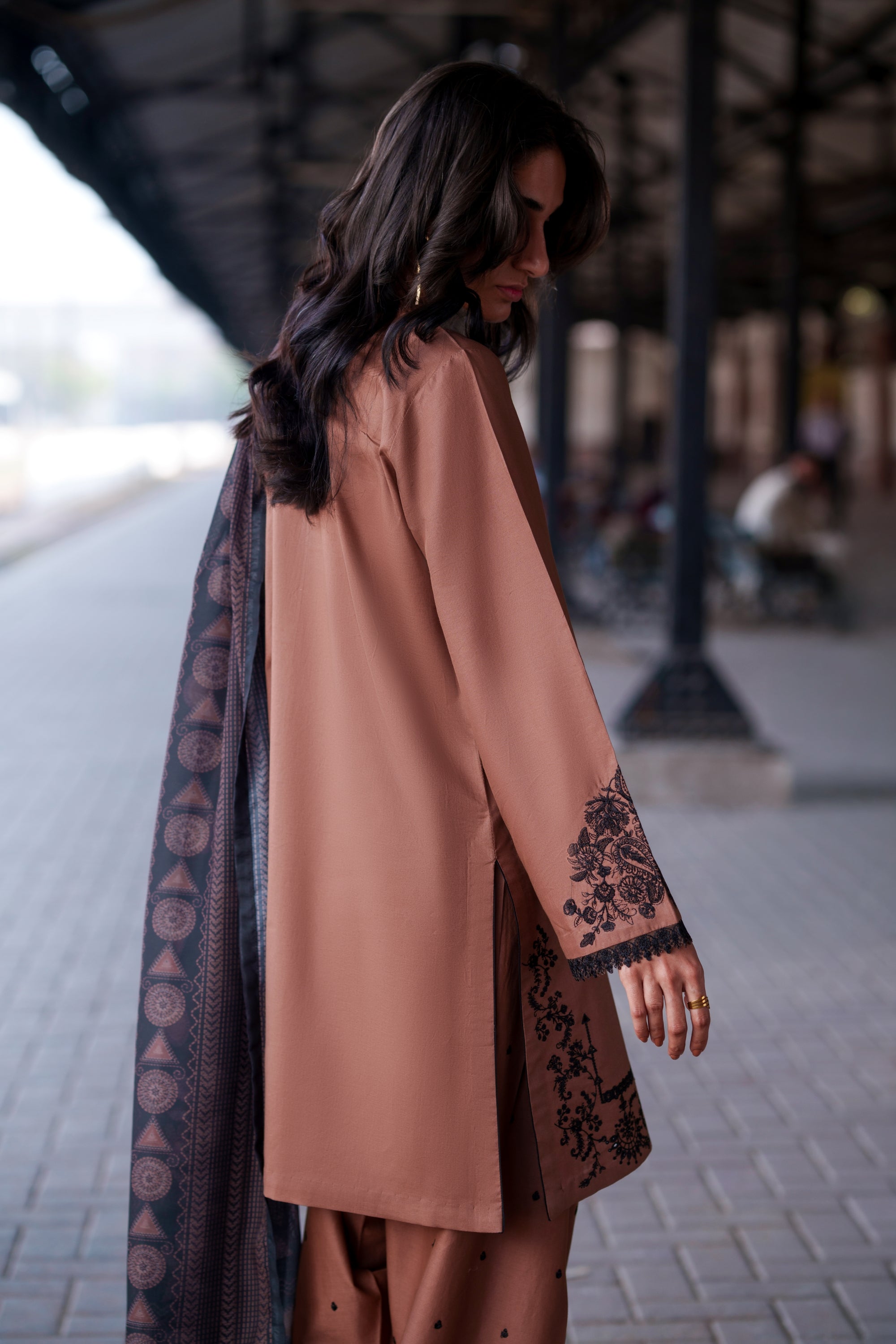 Casual Lite Festive Shalwar Kameez Ciara Earth CAS36