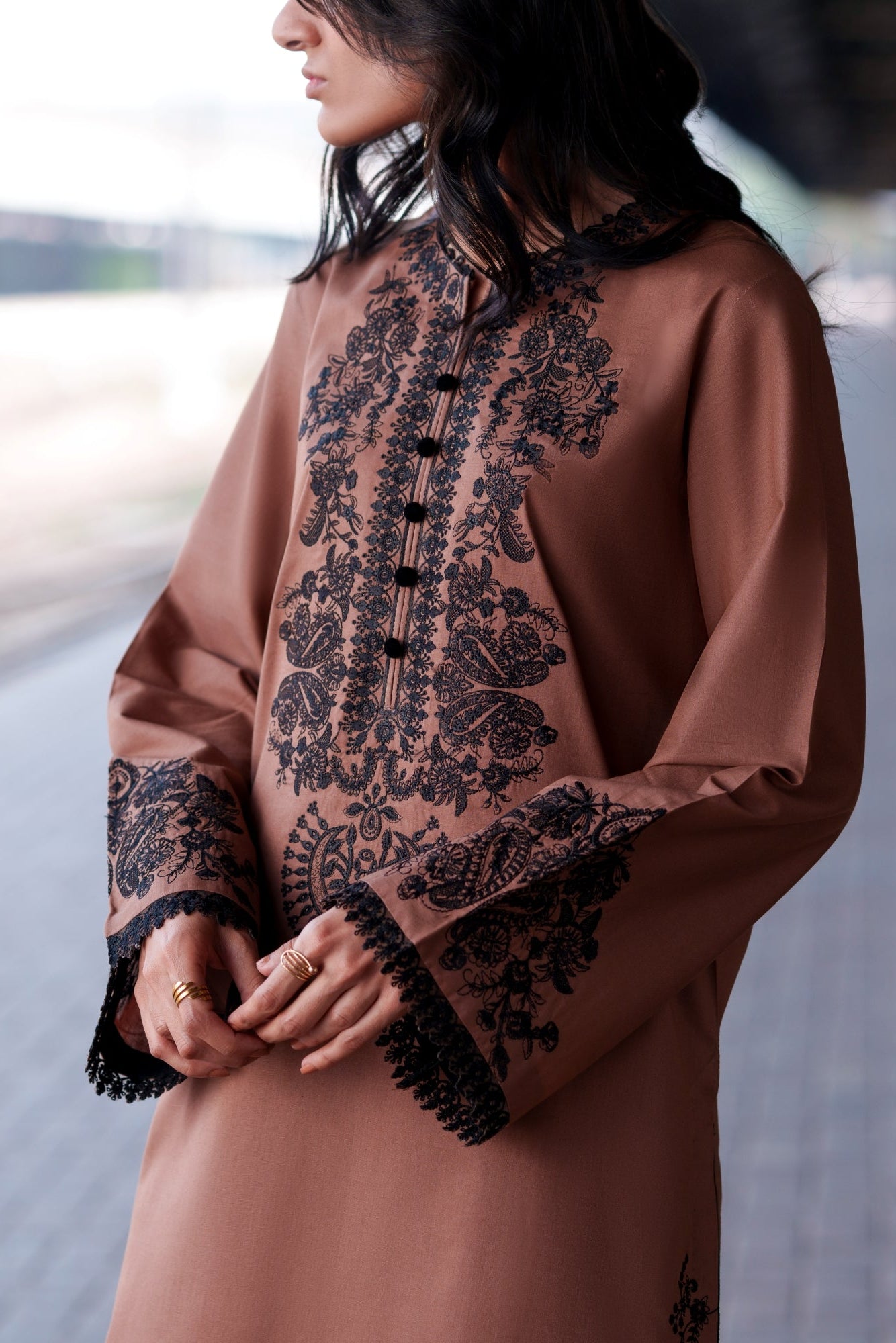 Casual Lite Festive Shalwar Kameez Ciara Earth CAS36