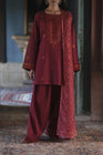 Casual Lite Festive Shalwar Kameez Crimson Serenity CAS40