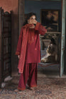 Casual Lite Festive Shalwar Kameez Crimson Serenity CAS40