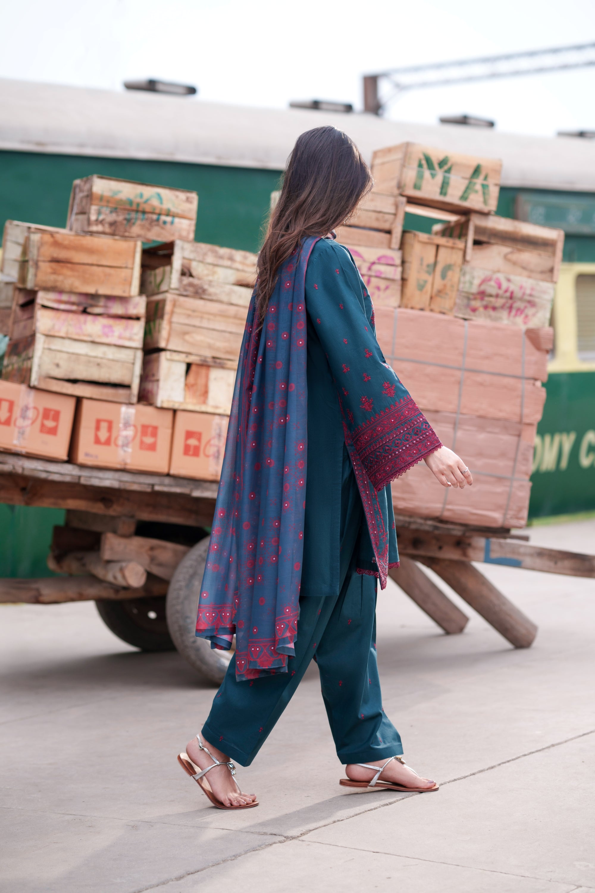 Casual Lite Festive Shalwar Kameez Aoibh Dusk CAS35