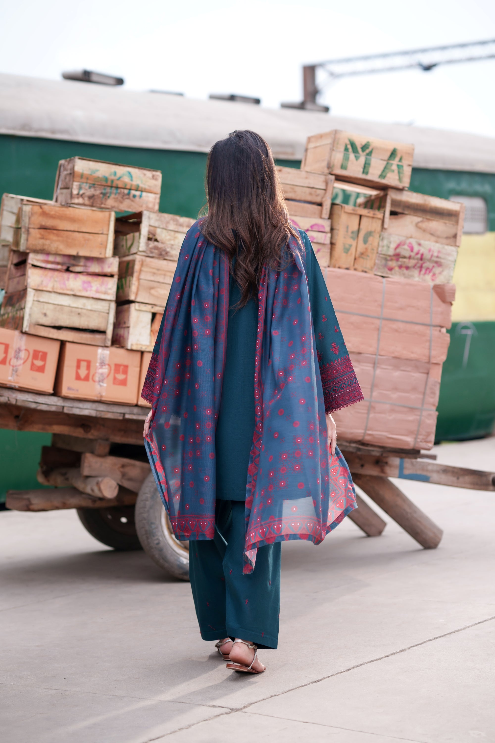 Casual Lite Festive Shalwar Kameez Aoibh Dusk CAS35