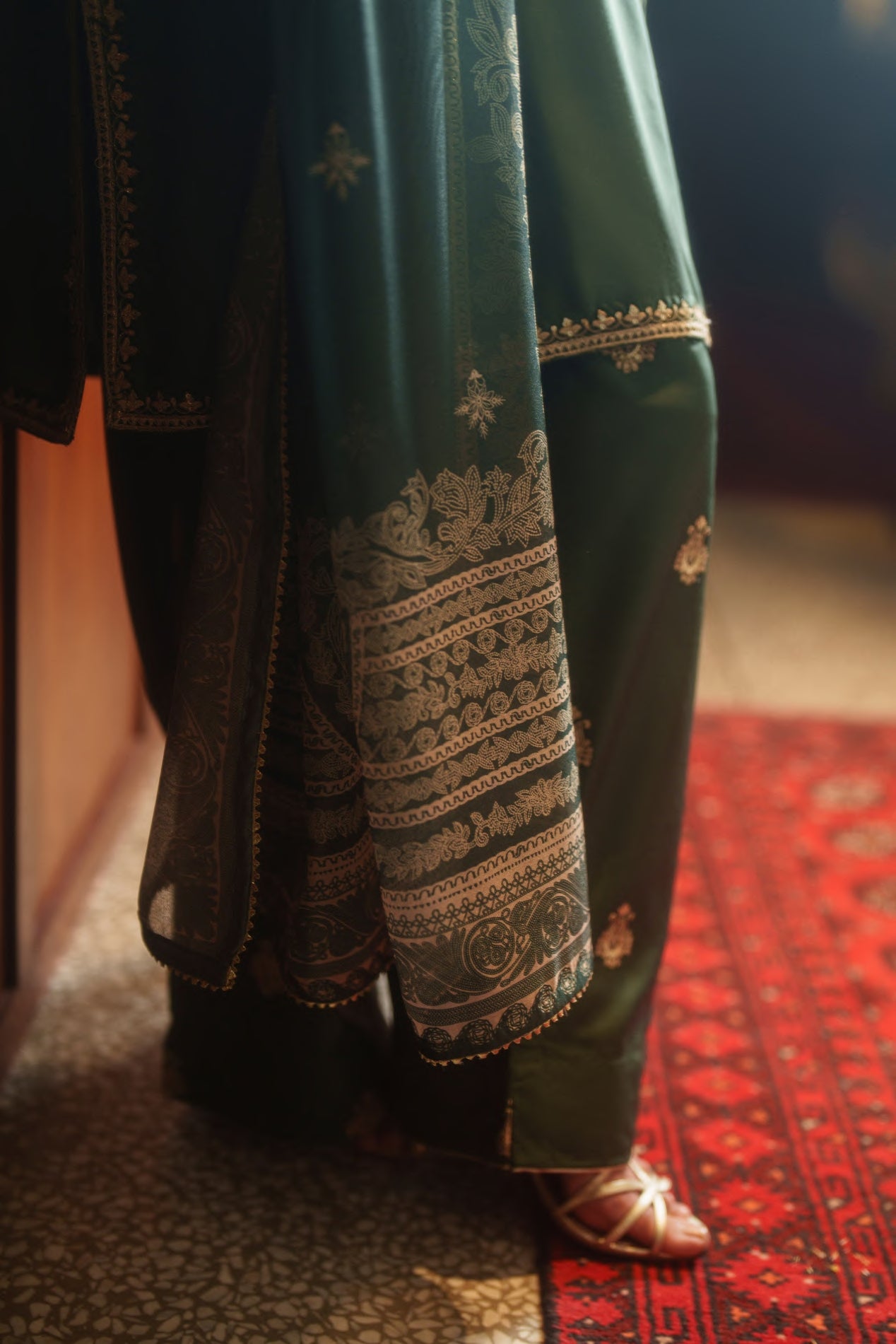 Casual Lite Festive Serenique Farshi Shalwar CAS21