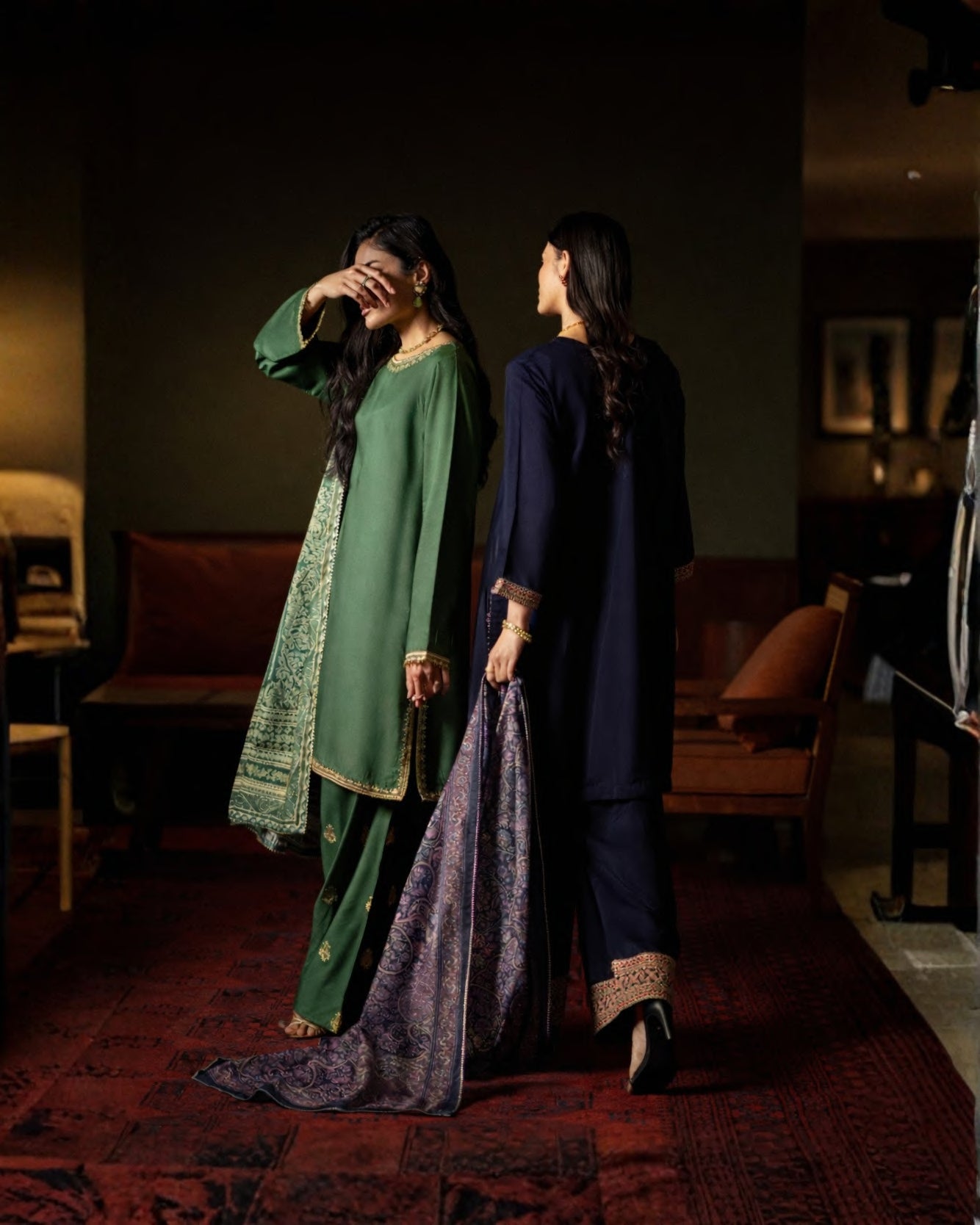 Casual Lite Festive Serenique Farshi Shalwar CAS21
