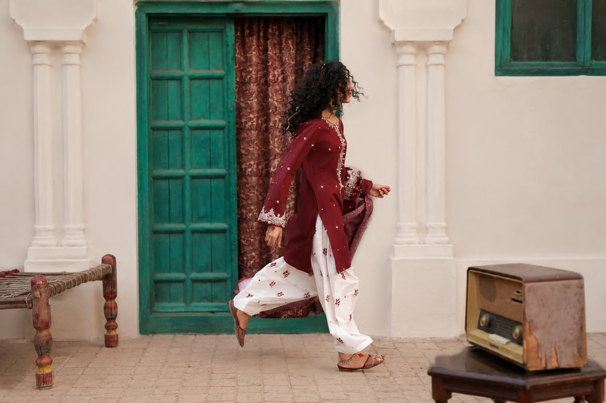 Casual Lite Festive Farshi Shalwar Suit Soreva CAS48