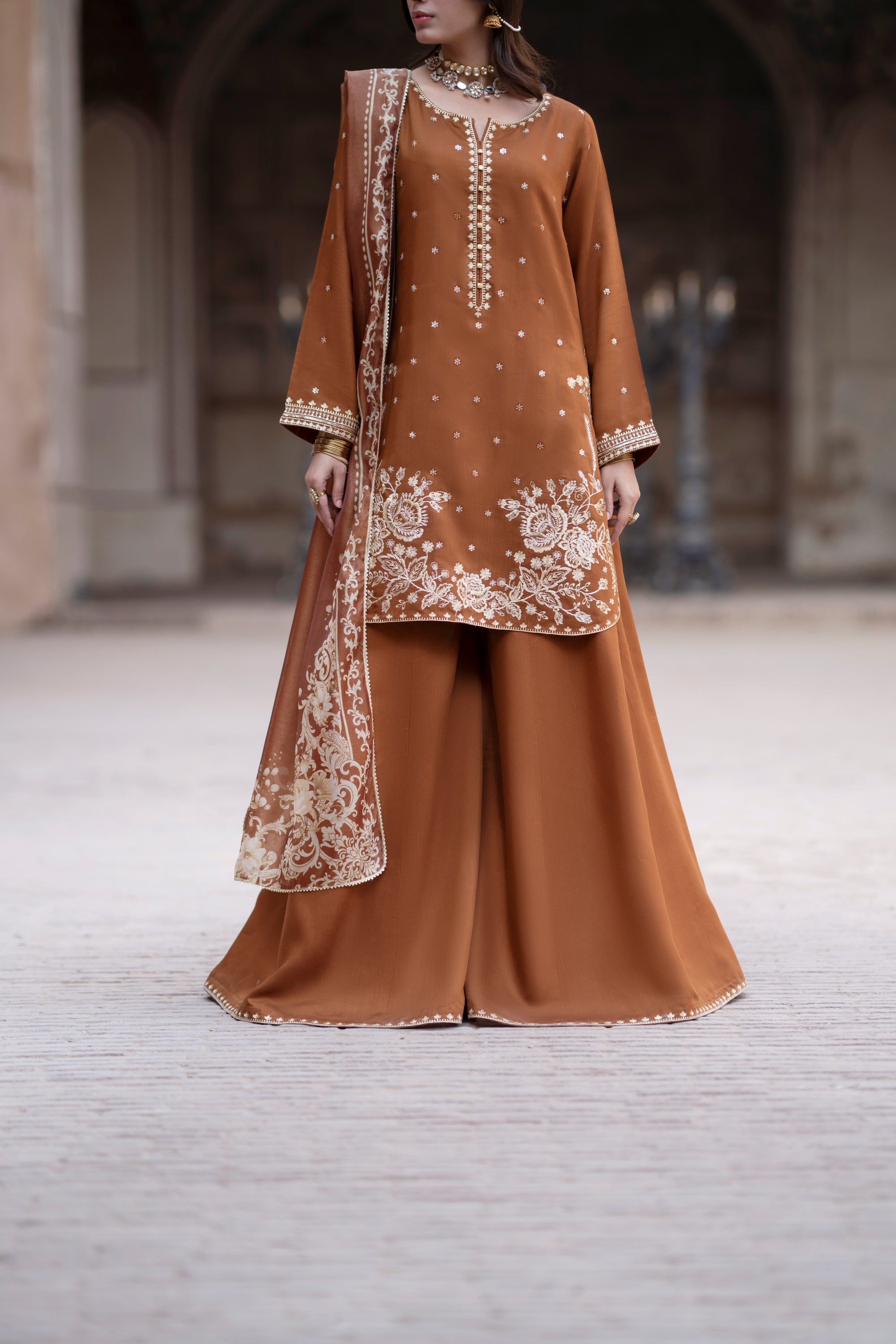 Casual Lite Festive Sharara Mehrbano CAS12