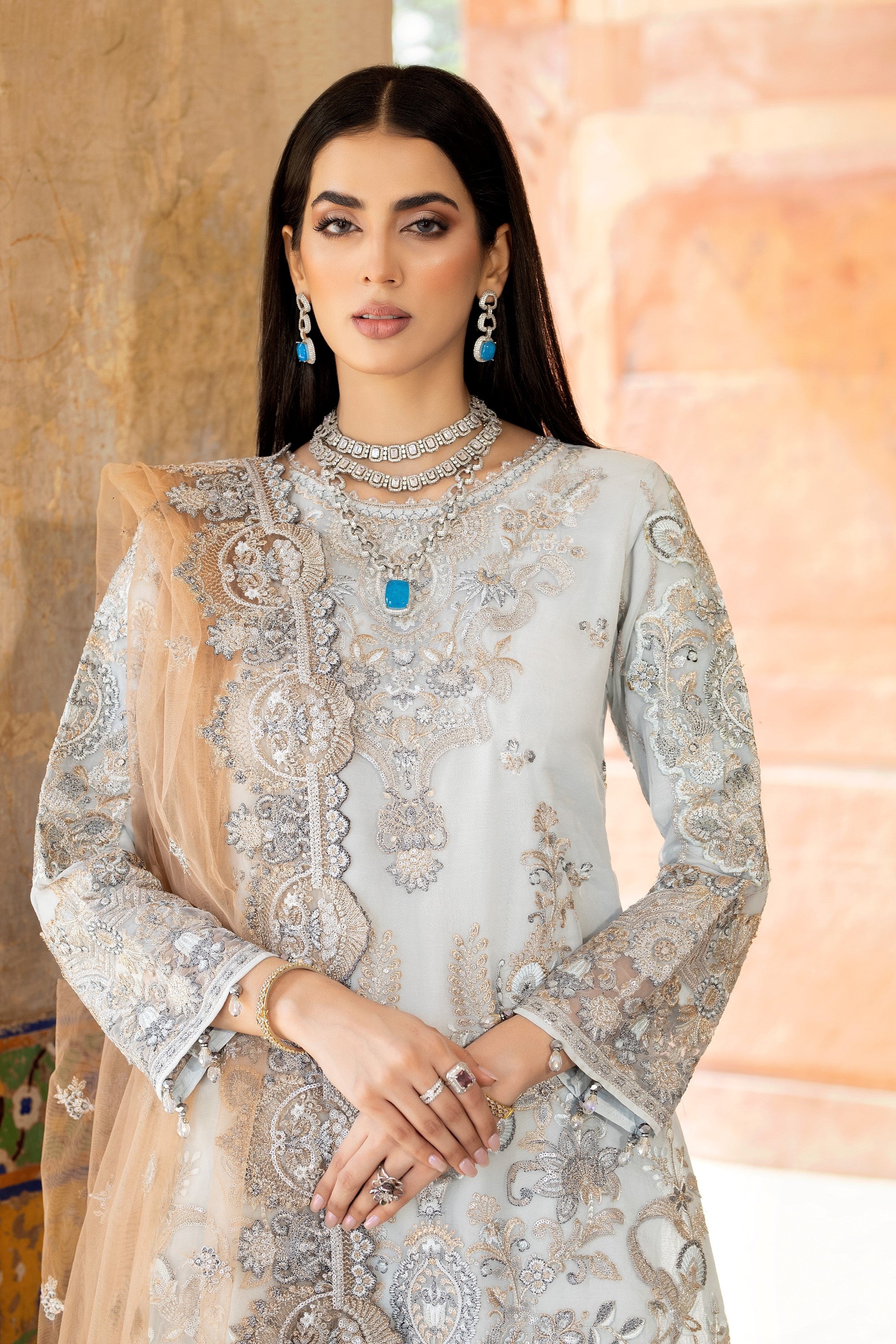 Imrozia Festive Organza Formal Amira IMR147-Designer dhaage