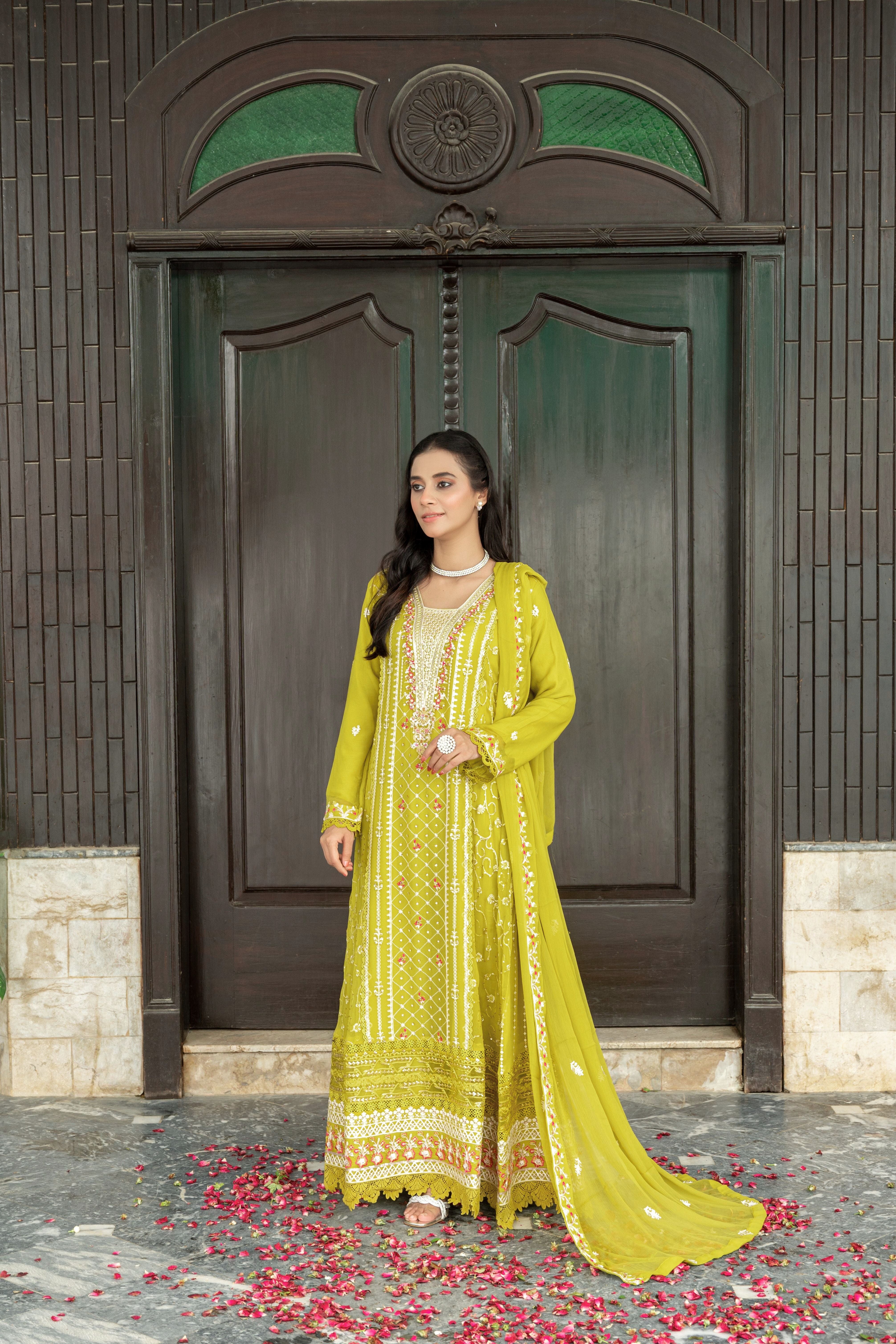 Embellished Chiffon A-Line Maxi Dress SEL02